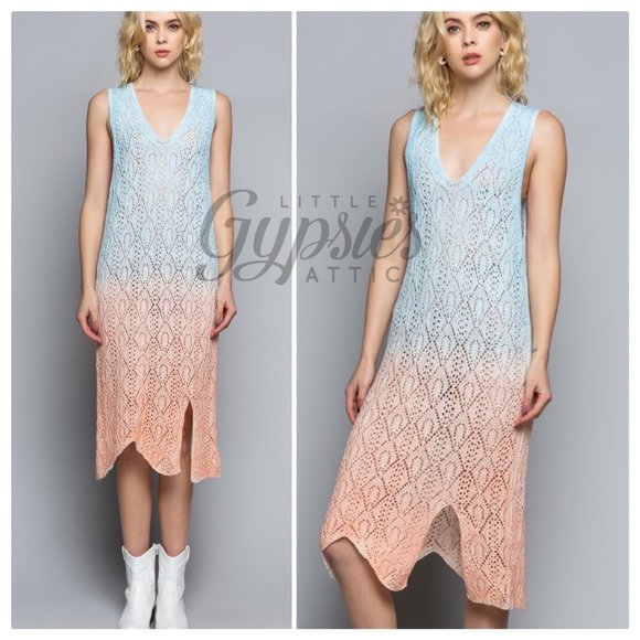 POL Dream-sickle Beach Ombre Dress - Picture 8 of 12